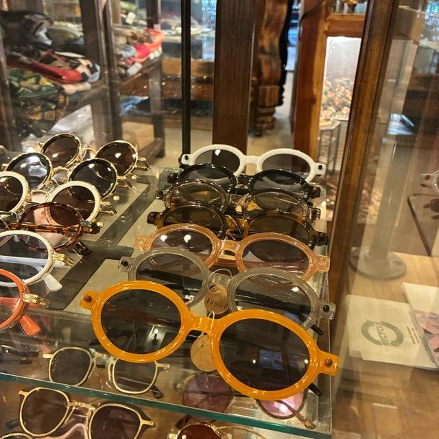 TOPANGA Accessory バイカラーオーバルサングラス　全7色　ブラウン　べっ甲　グレー　オレンジ　ブラック　伊達眼鏡　だてメガネ　レディース　メンズ　UV400