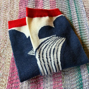 TOPANGA SOCKS Lady's Friends of the Sea Socks Whale