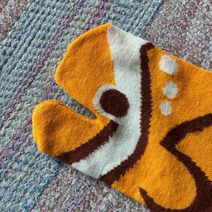 TOPANGA SOCKS Lady's Friends of the Sea Socks Clownfish