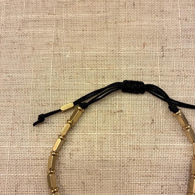 TOPANGA Jewelry　チベタンビーズコードブレスレット　ジオスレッド　ブラック　コッパー　シンプル　アクセサリー　ギフト　プレゼント　
