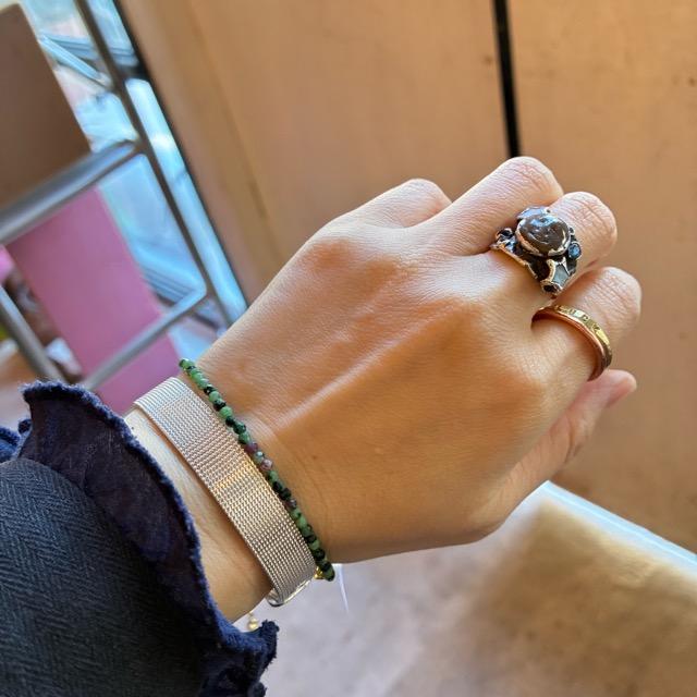 TOPANGA Jewelry Calm silver bracelet Mesh belt S925 silver925