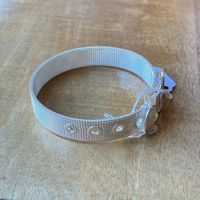 TOPANGA Jewelry Calm silver bracelet Mesh belt S925 silver925