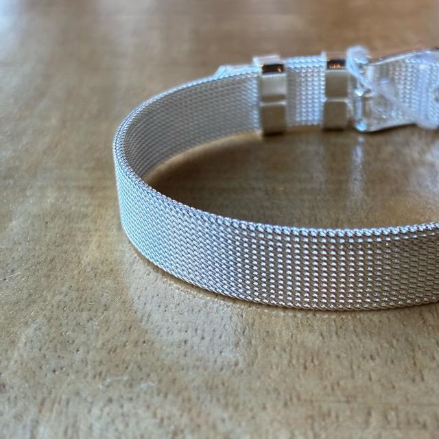 TOPANGA Jewelry Calm silver bracelet Mesh belt S925 silver925