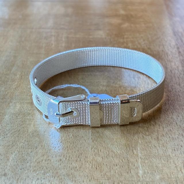 TOPANGA Jewelry Calm silver bracelet Mesh belt S925 silver925