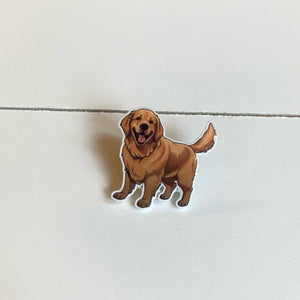 TOPANGA Jewelry　ピンブローチ　ゴールデンレトリーバー　ドッグ　犬　ワンちゃん　プレゼント　プチギフト　プレゼント　