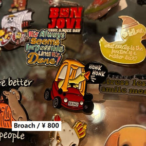 TOPANGA Jewelry　ピンブローチ　HONK HONK　プップー　プレゼント　アクセサリー　プチギフト　