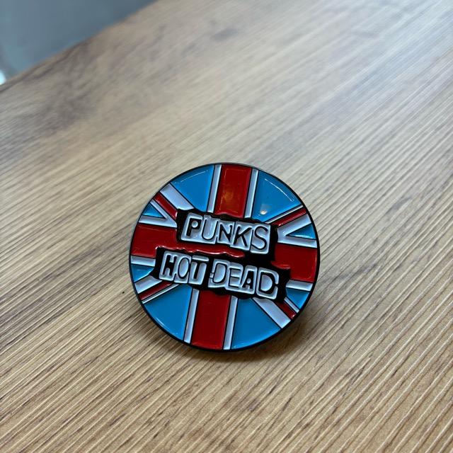TOPANGA Jewelry　ピンブローチ　PUNKS NOT DEAD　パンクは死んでない　ファッションアイテム　ジュエリー　プレゼント　小物　プチギフト　