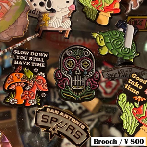 TOPANGA Jewelry Pin Brooch Neon Calavera
