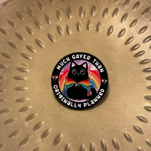 TOPANGA Jewelry　 Pin Brooch　MUCH GAYER THAN ORIGINALLY PLANNED