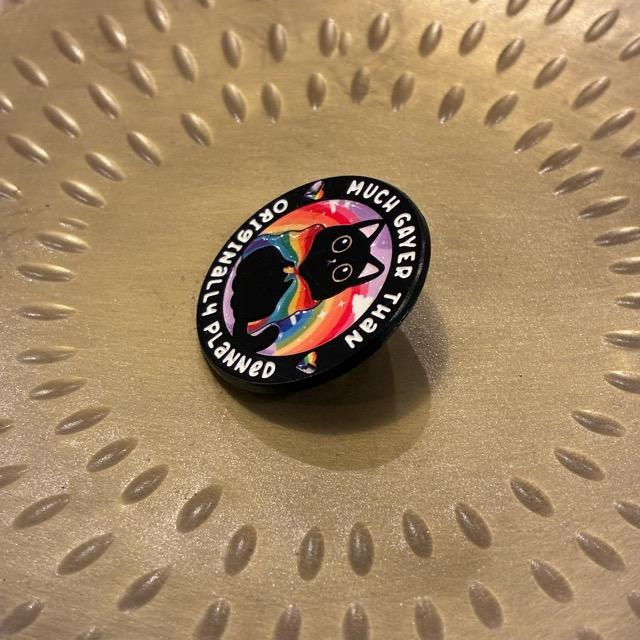 TOPANGA Jewelry　 Pin Brooch　MUCH GAYER THAN ORIGINALLY PLANNED