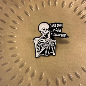 TOPANGA Jewelry Pin Brooch JUST ONE MORE CHAPTER