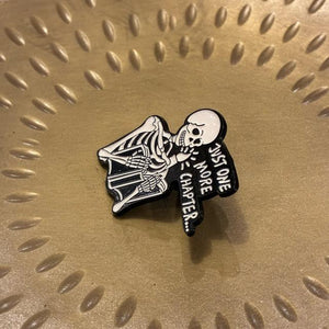 TOPANGA Jewelry Pin Brooch JUST ONE MORE CHAPTER