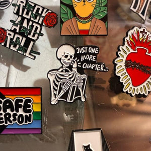 TOPANGA Jewelry Pin Brooch JUST ONE MORE CHAPTER