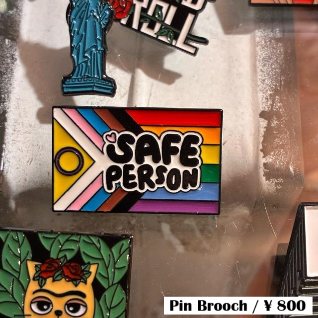 TOPANGA Jewelry　 Pin Brooch　SAFE PERSON