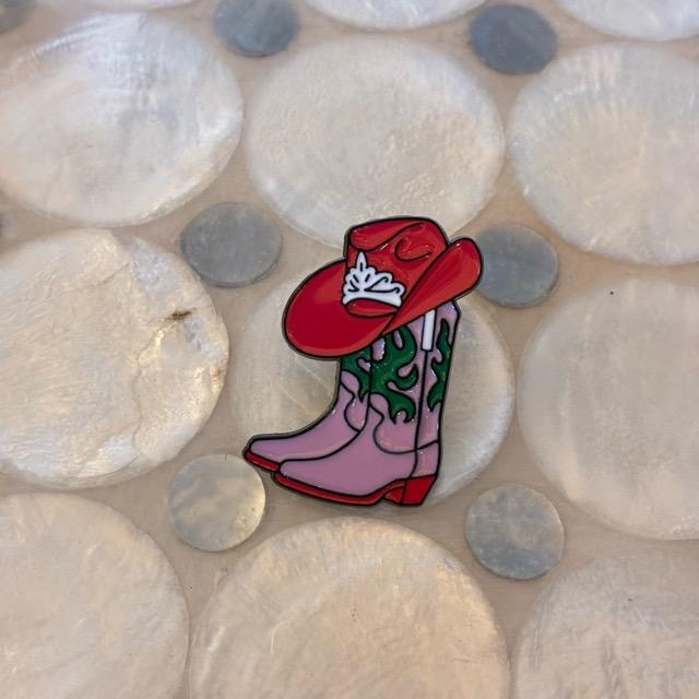 TOPANGA Jewelry Pin Brooch Pink Western