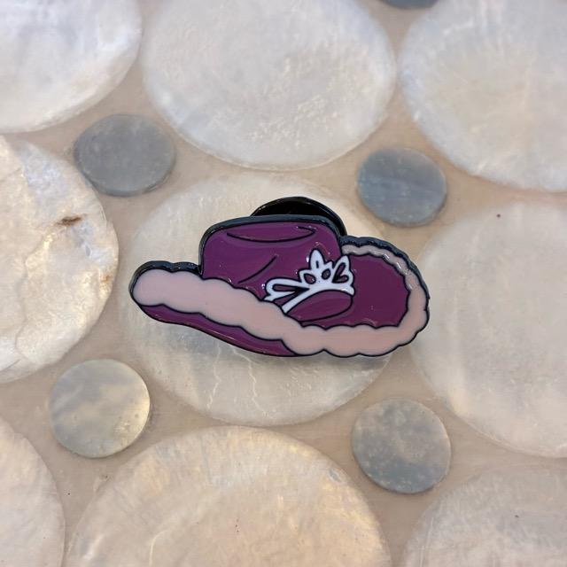 TOPANGA Jewelry　 Pin Brooch　Pink Ten-gallon hat