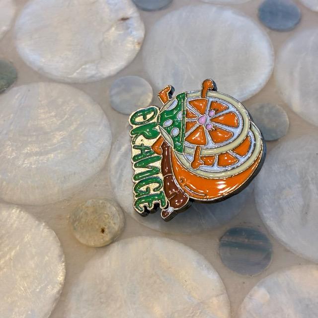 TOPANGA Jewelry　 Pin Brooch　Orange