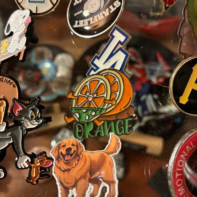 TOPANGA Jewelry　 Pin Brooch　Orange