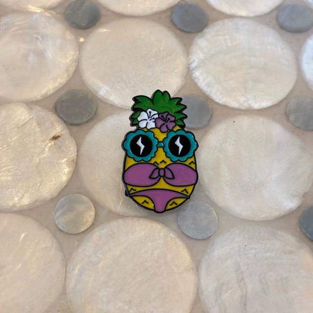 TOPANGA Jewelry　 Pin Brooch　Summer Pineapple　4type