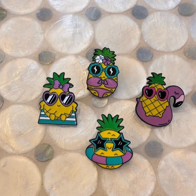 TOPANGA Jewelry　 Pin Brooch　Summer Pineapple　4type