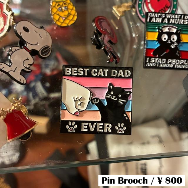 TOPANGA Jewelry　 Pin Brooch　BEST CAT DAD EVER