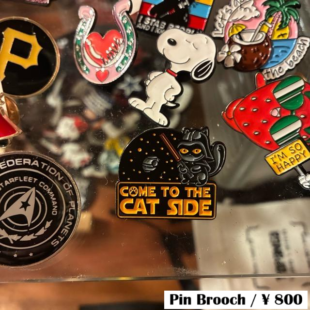 TOPANGA Jewelry　 Pin Brooch　COME TO THE CAT SIDE
