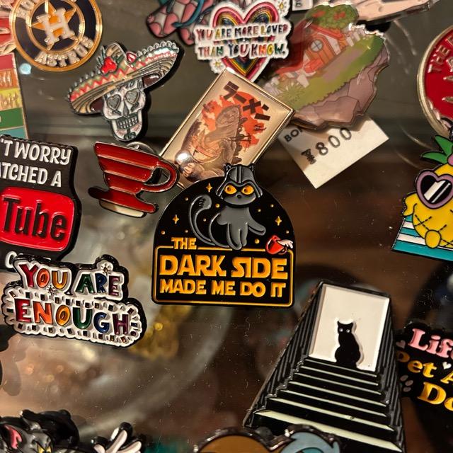 TOPANGA Jewelry　 Pin Brooch　THE DARK SIDE MADE ME DO IT