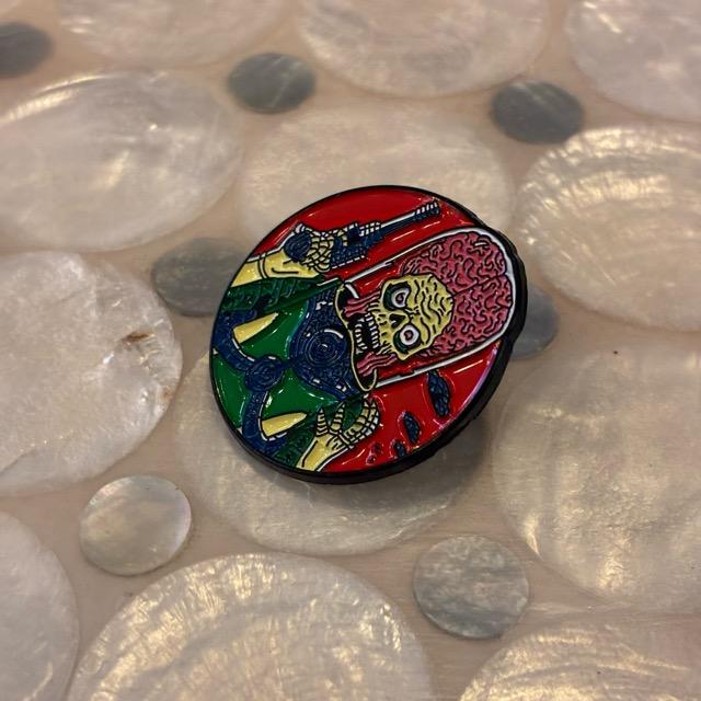 TOPANGA Jewelry Pin Brooch Invader