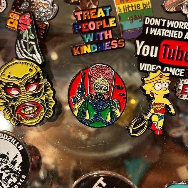 TOPANGA Jewelry Pin Brooch Invader