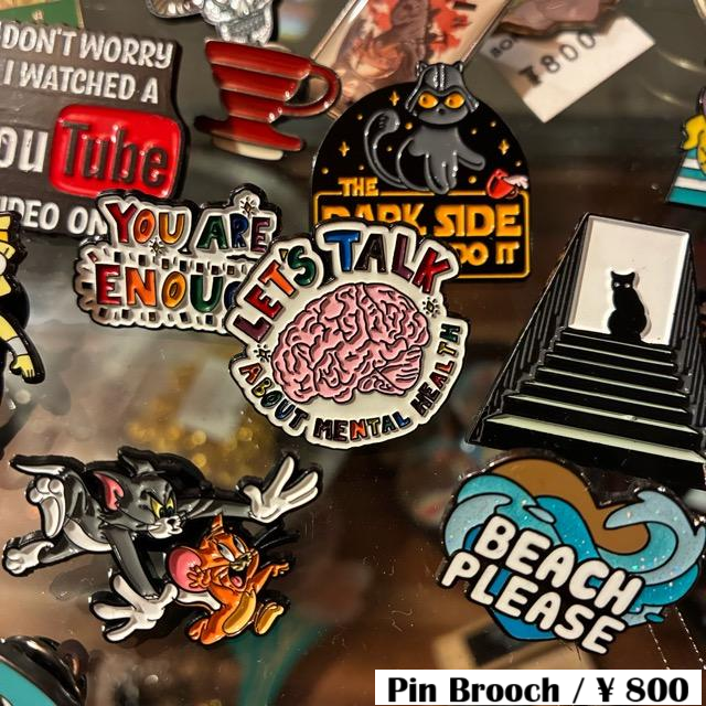 TOPANGA Jewelry　 Pin Brooch　LET'S TALK ABOUT MENTAL HEALTH