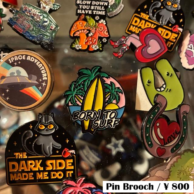 TOPANGA Jewelry Pin Brooch BORN TO SURF