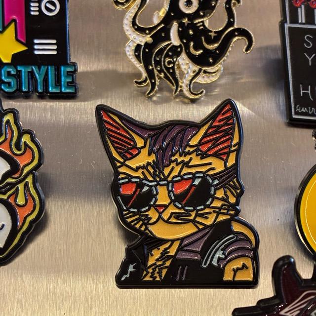 TOPANGA Jewelry　 Pin Brooch　Funky Cat