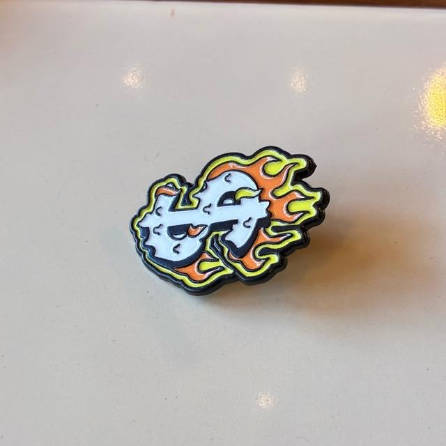 TOPANGA Jewelry Pin Brooch Burning dollar