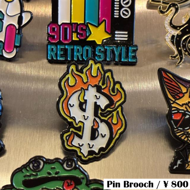 TOPANGA Jewelry Pin Brooch Burning dollar