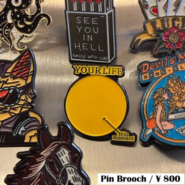 TOPANGA Jewelry Pin Brooch YOUR LIFE this moment