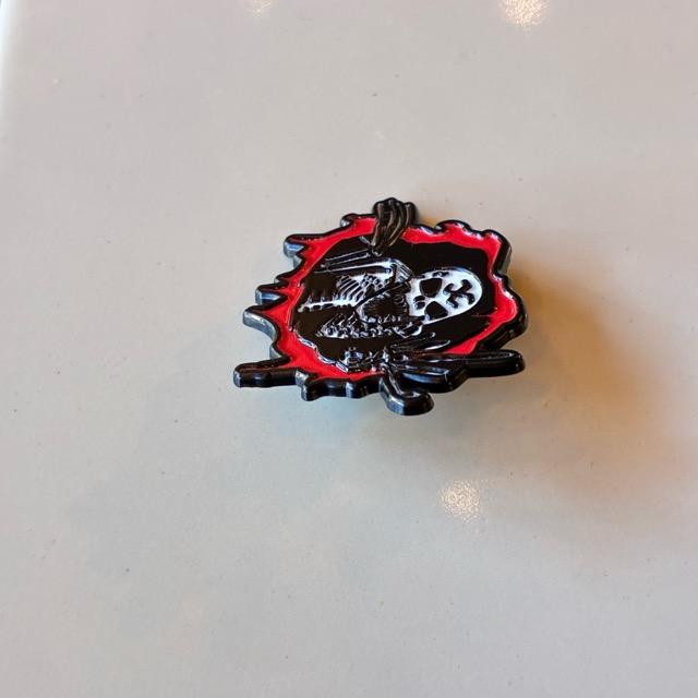 TOPANGA Jewelry Pin Brooch Entrance to hell