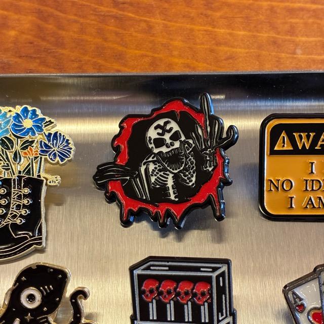 TOPANGA Jewelry Pin Brooch Entrance to hell