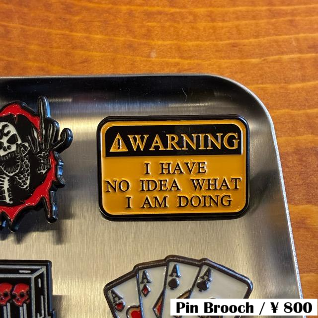 TOPANGA Jewelry Pin Brooch WARNING I HAVE NO IDEA WHAT I AM DOING