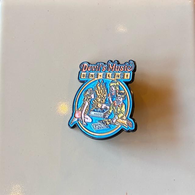 TOPANGA Jewelry Pin Brooch Devil's Music SING ALONG!