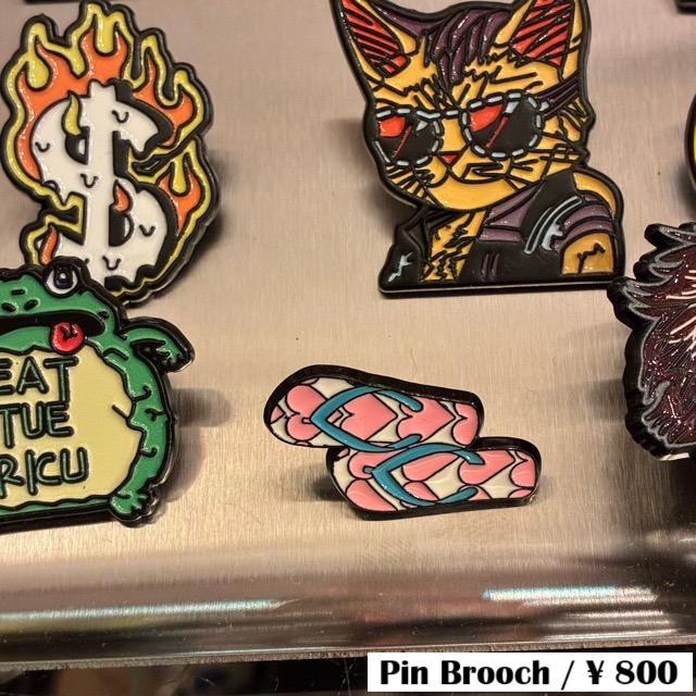 TOPANGA Jewelry　 Pin Brooch　Flip flops