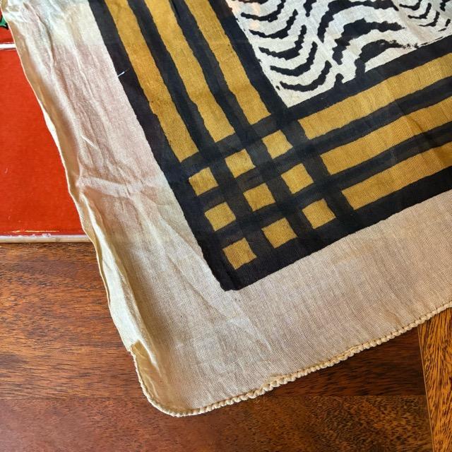 TOPANGA Homefurnishing India Mud dyeing Block print curtain E 110×180cm