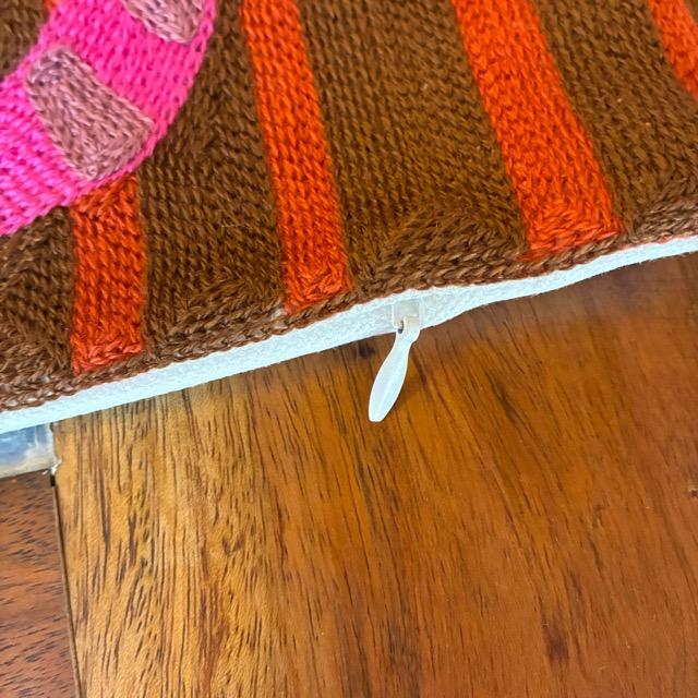 TOPANGA Homefurnishing Cat Embroidery Cushion Cover　45×45cm　D