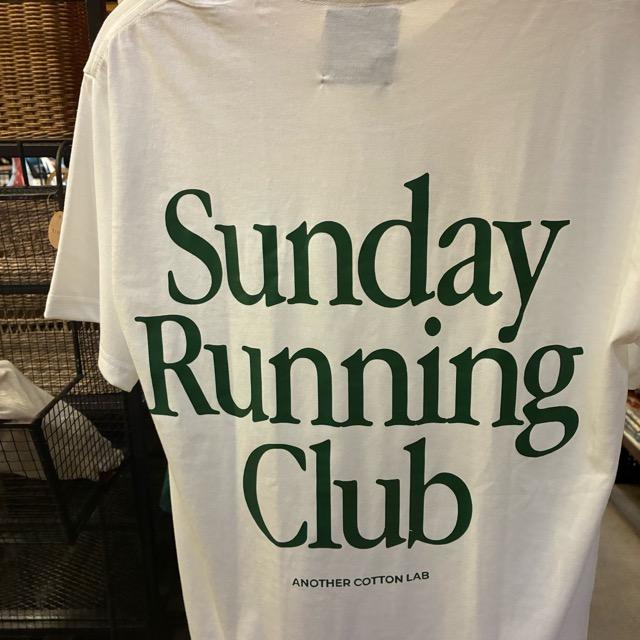 TOPANGA Lady's　グラフィックTシャツ　全2色　Sunday Running Club　 全２色　ホワイト　ブラック　カットソー　M　L　XL　メンズ　レディース　ユニセックス