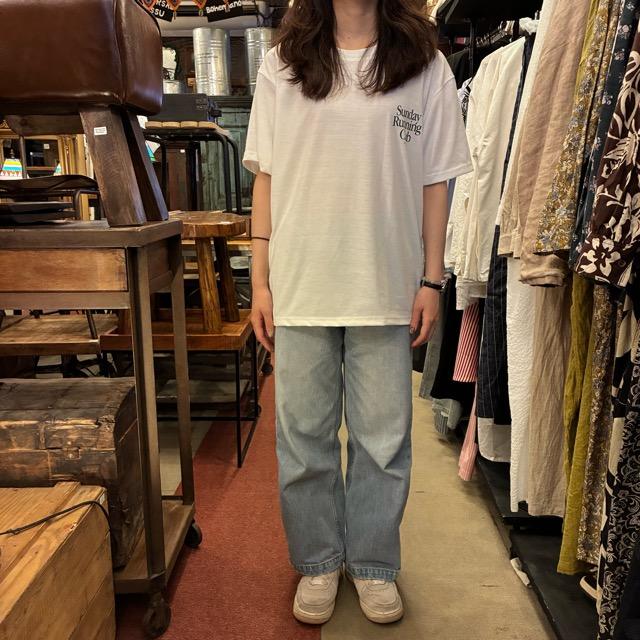 TOPANGA Lady's　グラフィックTシャツ　全2色　Sunday Running Club　 全２色　ホワイト　ブラック　カットソー　M　L　XL　メンズ　レディース　ユニセックス