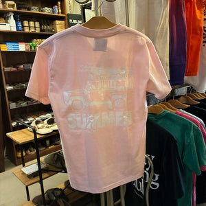 TOPANGA Lady's　グラフィックTシャツ　SUMMER　 ライトピンク　車　クルマ　アウトドア　カットソー　M　L　XL　メンズ　レディース　ユニセックス
