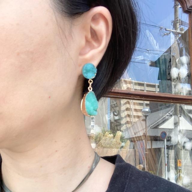 TOPANGA Accessories　シャーベットピアス　メロン