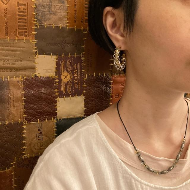 TOPANGA Jewelry　リングリングフープピアス　ゴールド　ファッション　ジュエリー　パンク　シルバー　サージカルステンレス　キャッチ　スタッド