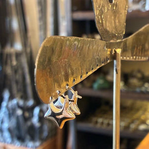 TOPANGA Jewelry　ハーフスターピアス　シルバー　ジュエリー　リング　フープピアス　シンプル　ユニセックス　メンズ　メール便　レディース　ギフト