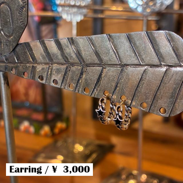 TOPANGA Jewelry　チェーンスターピアス　シルバー　ジュエリー　リング　フープピアス　シンプル　ユニセックス　メンズ　メール便　レディース　ギフト