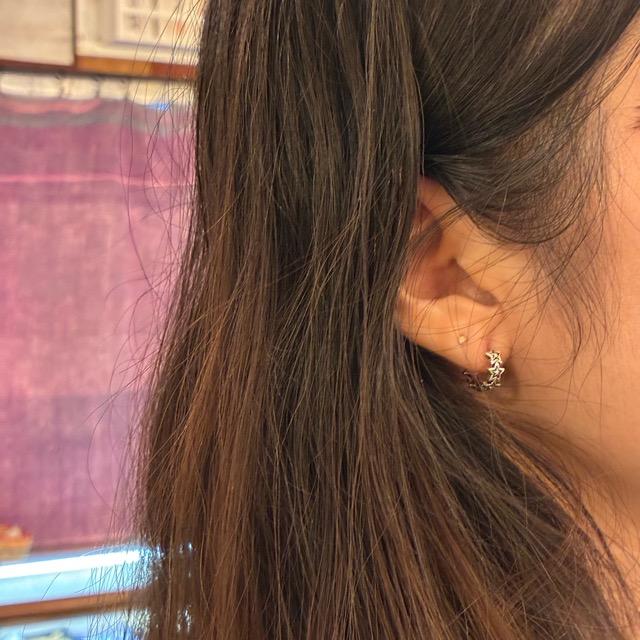 TOPANGA Jewelry　シューティングスターピアス　シルバー　ジュエリー　リング　フープピアス　シンプル　ユニセックス　メンズ　メール便　レディース　ギフト